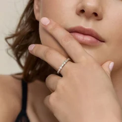 Clearance Gabriel & Co. 14K Yellow Gold Diamond Stackable Ring 0.2ct