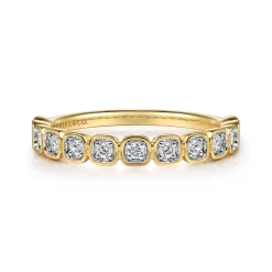 Clearance Gabriel & Co. 14K Yellow Gold Diamond Stackable Ring 0.2ct