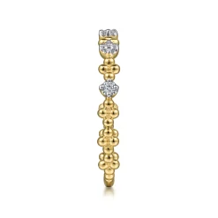 Best Gabriel & Co. 14K Yellow Gold Diamond Stackable Ring-Bujukan