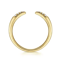 Gabriel & Co. 14K Yellow Gold Diamond Stackable Ring 0.05ct