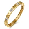 Online Gabriel & Co. 18K Yellow Gold Diamond Station Bangle Bracelet
