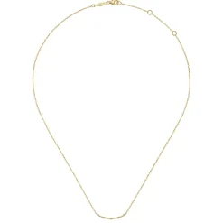 Outlet Gabriel & Co. 14K Yellow Gold Diamond Stations Bar Necklace