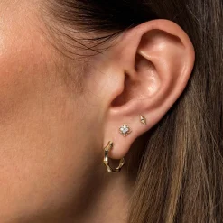 Best Gabriel & Co. 14K Yellow Gold Diamond Stud Earrings