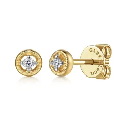 Discount Gabriel & Co. 14K Yellow Gold Diamond Stud Earrings