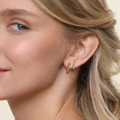 Hot Gabriel & Co. 14K Yellow Gold Diamond Stuggies Earrings