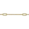 Hot Gabriel & Co. 14K Yellow Gold Diamond Tennis Bracelet with Rectangular Stations