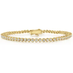 Clearance Gabriel & Co. 14K Yellow Gold Diamond Tennis Bracelet