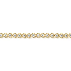 Clearance Gabriel & Co. 14K Yellow Gold Diamond Tennis Bracelet