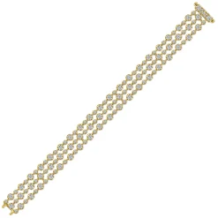 Outlet Gabriel & Co. 18K Yellow Gold Diamond Tennis Bracelet