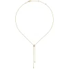 Gabriel & Co. 14K Yellow Gold Diamond Y Knot Necklace