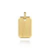 Gabriel & Co. 14K Yellow Gold Engravable Dog Tag Pendant