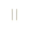 Discount Gabriel & Co. 14K Yellow Gold French Pave 30mm Round Inside Out Diamond Hoop Earrings