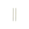 Gabriel & Co. 14K Yellow Gold French Pave 40mm Round Inside Out Diamond Hoop Earrings