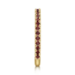 Hot Gabriel & Co. 14K Yellow Gold Garnet Stackable Ring