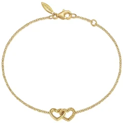 Outlet Gabriel & Co. 14K Yellow Gold Hearts Chain Bracelet