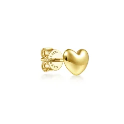 Sale Gabriel & Co. 14K Yellow Gold Heart Shape Single Stud Earring