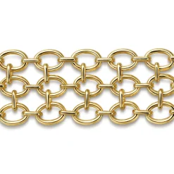 Clearance Gabriel & Co. 14K Yellow Gold Hollow Link Chain Bracelet