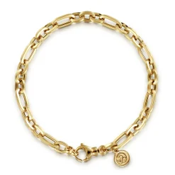 Outlet Gabriel & Co. 14K Yellow Gold Hollow Link Chain Bracelet