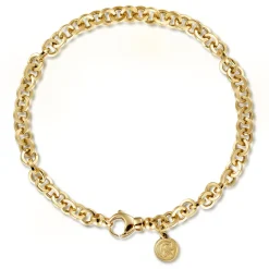 Best Gabriel & Co. 14K Yellow Gold Hollow Link Chain Bracelet