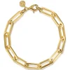Gabriel & Co. 14K Yellow Gold Hollow Paperclip Link Chain Bracelet