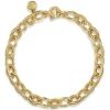 Hot Gabriel & Co. 14K Yellow Gold Hollow Tube Bujukan Link Bracelet