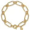 Discount Gabriel & Co. 14K Yellow Gold Hollow Tube Link Bracelet