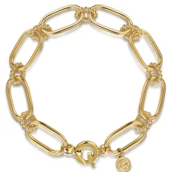 Discount Gabriel & Co. 14K Yellow Gold Hollow Tube Link Bracelet