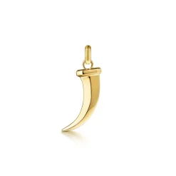 Hot Gabriel & Co. 14K Yellow Gold Horn Pendant