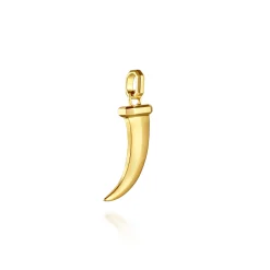 Hot Gabriel & Co. 14K Yellow Gold Horn Pendant