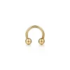 Clearance Gabriel & Co. 14K Yellow Gold Horseshoe Bar Single Earcuff