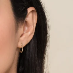 Gabriel & Co. 14K Yellow Gold Huggie Earrings-Bujukan