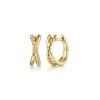 Clearance Gabriel & Co. 14K Yellow Gold Huggie Earrings-Bujukan