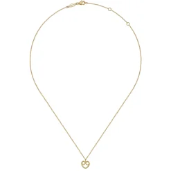Discount Gabriel & Co. 14K Yellow Gold Infinity Heart Pendant Necklace