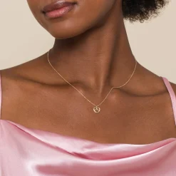 Discount Gabriel & Co. 14K Yellow Gold Infinity Heart Pendant Necklace