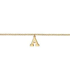 Clearance Gabriel & Co. 14K Yellow Gold Initial A Bracelet