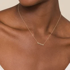 Best Gabriel & Co. 14K Yellow Gold Initial Necklace