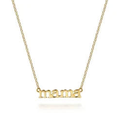 Best Gabriel & Co. 14K Yellow Gold Initial Necklace