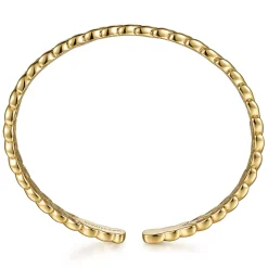 Gabriel & Co. 14K Yellow Gold Leaf Cuff Bracelet