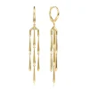 Gabriel & Co. 14K Yellow Gold Linear Gold Chandelier Earrings