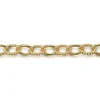 Hot Gabriel & Co. 14K Yellow Gold Link Bracelet 7mm-Bujukan