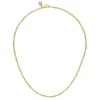 Discount Gabriel & Co. 14K Yellow Gold Link Chain Necklace with Twisted Rope Stations