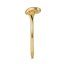 Sale Gabriel & Co. 14K Yellow Gold Love Knot Stackable Ring