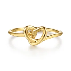 Sale Gabriel & Co. 14K Yellow Gold Love Knot Stackable Ring