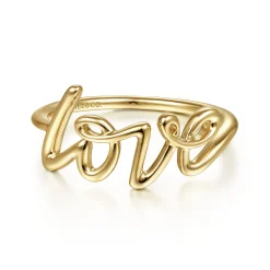 Discount Gabriel & Co. 14K Yellow Gold Love Ring
