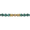 New Gabriel & Co. 14K Yellow Gold Malachite Beads Bracelet