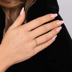 Sale Gabriel & Co. 14K Yellow Gold Marquise Shape Stackable Ring