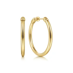 Clearance Gabriel & Co. 14K Yellow Gold 30mm Classic Hoops Earrings