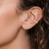 Discount Gabriel & Co. 14K Yellow Gold 15mm Diamond Earcuff Earring