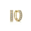 Clearance Gabriel & Co. 14K Yellow Gold 15mm Diamond Earrings