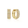 Gabriel & Co. 14K Yellow Gold 15mm Diamond Huggies